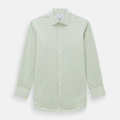Green Multi Check Mayfair Shirt