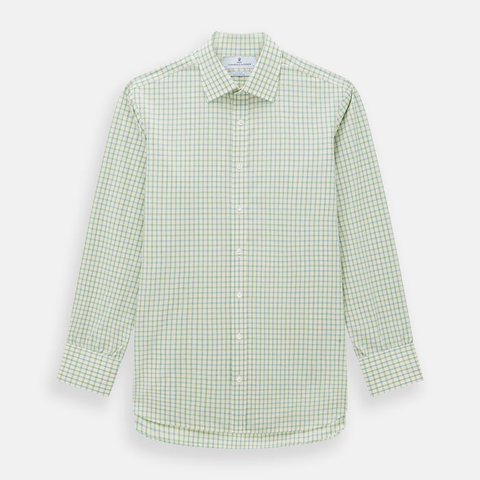 Green Multi Check Mayfair Shirt