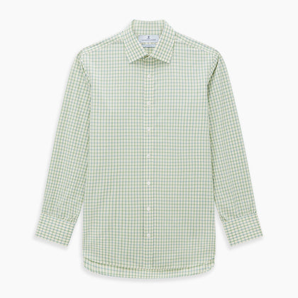 Green Multi Check Mayfair Shirt Image 5