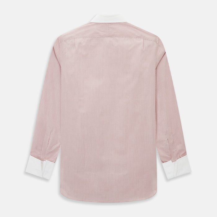 SHIRTS RF NEW WH T&A CLR WHITE/DARK RED CHECK Image 2