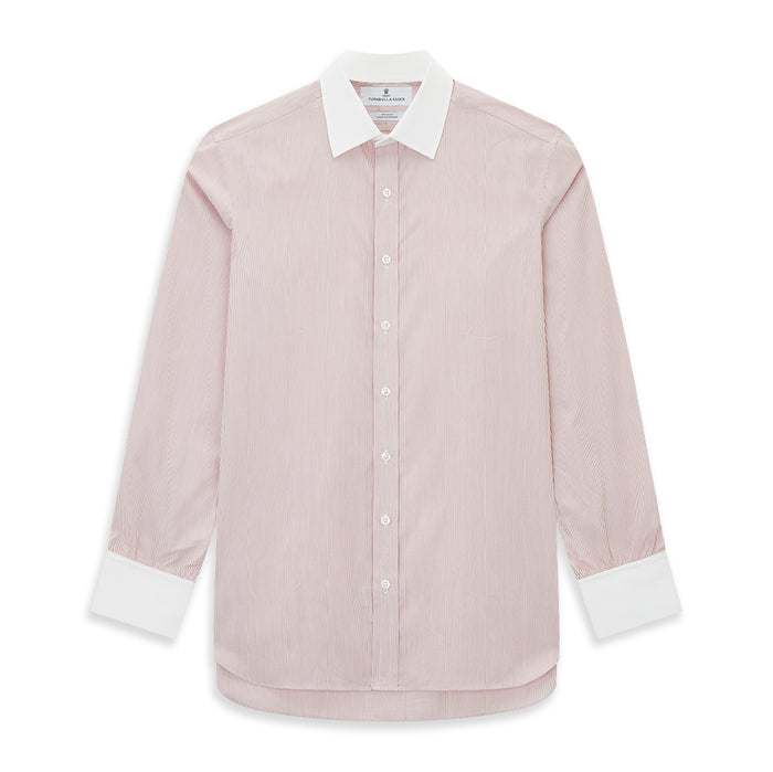 SHIRTS RF NEW WH T&A CLR WHITE/DARK RED STRIPE Image 6