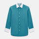 Turquoise Pinstripe Mayfair Shirt 19