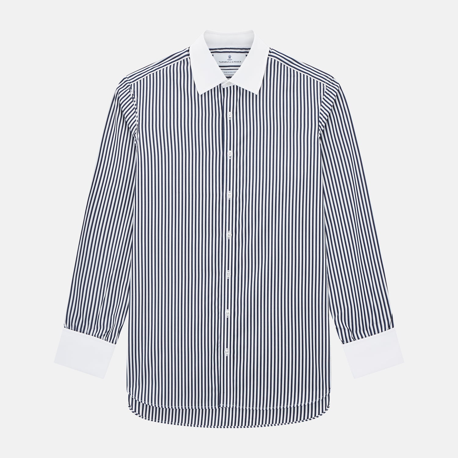 View 1 of product SHIRTS RF NEW WH T&A CLR WHITE DC NVY STRP ON WHT 16