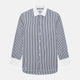 SHIRTS RF NEW WH T&A CLR WHITE DC NVY STRP ON WHT 16