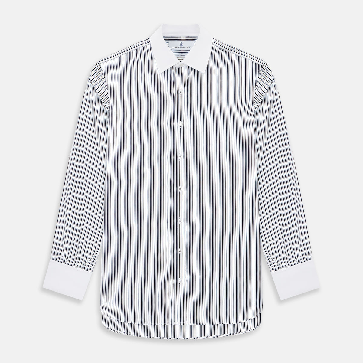 View 1 of product SHIRTS RF NEW WH T&A CLR WHITE DC NVY STRP ON WHT 15