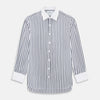 View 1 of product SHIRTS RF NEW WH T&A CLR WHITE DC NVY STRP ON WHT 15.5