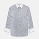 SHIRTS RF NEW WH T&A CLR WHITE DC NVY STRP ON WHT 15.5