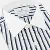 View 2 of product SHIRTS RF NEW WH T&A CLR WHITE DC NVY STRP ON WHT 15.5