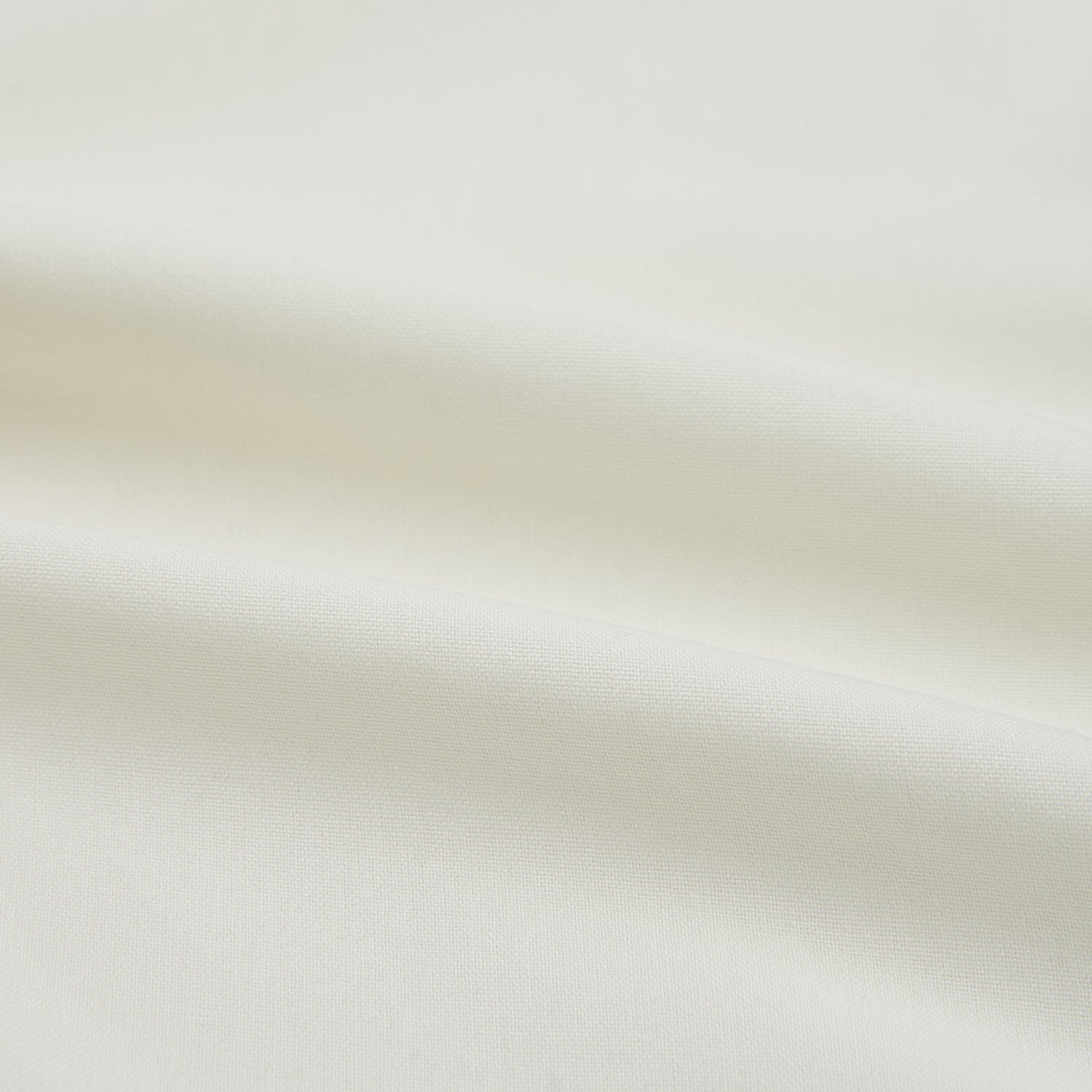 View 6 of product The Turnbull & Asser Cream Silk Chelsea Shirt is an elegant white long-sleeve, button-up silk shirt with a single chest pocket, shown against a plain white background.