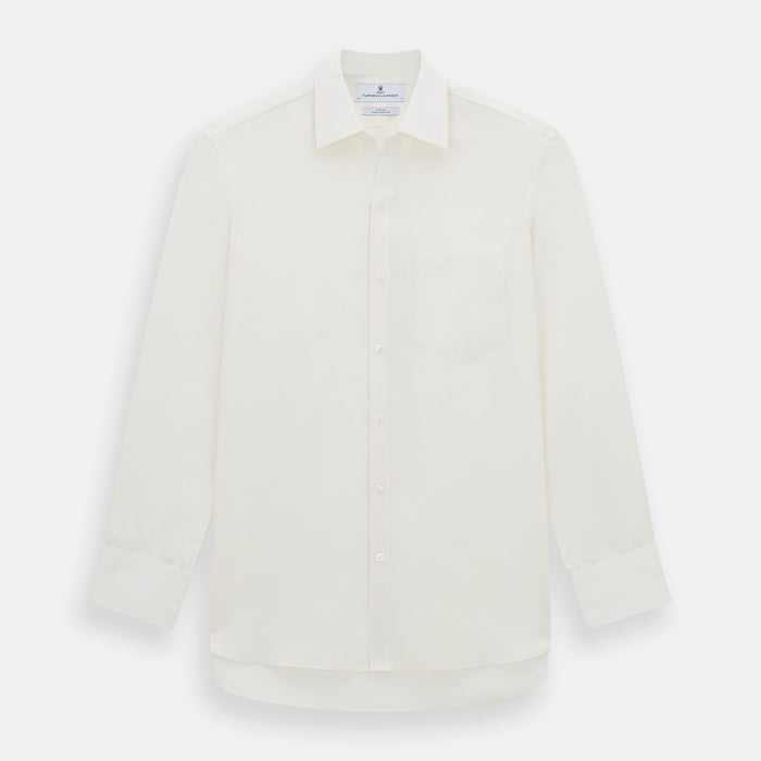 Cream Silk Chelsea Shirt