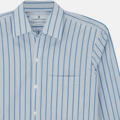 Blue Multi Track Stripe Chelsea Shirt Image 3