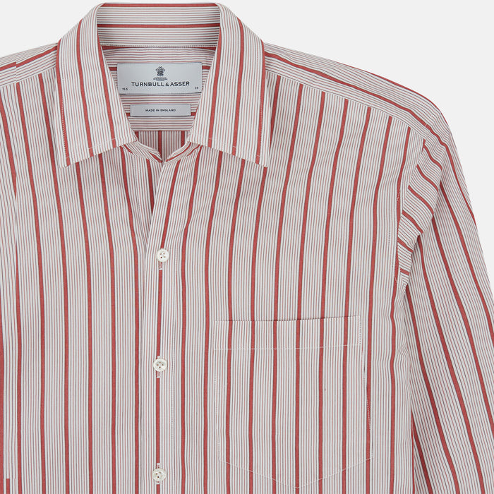 Red Multi Track Stripe Chelsea Shirt Image 3