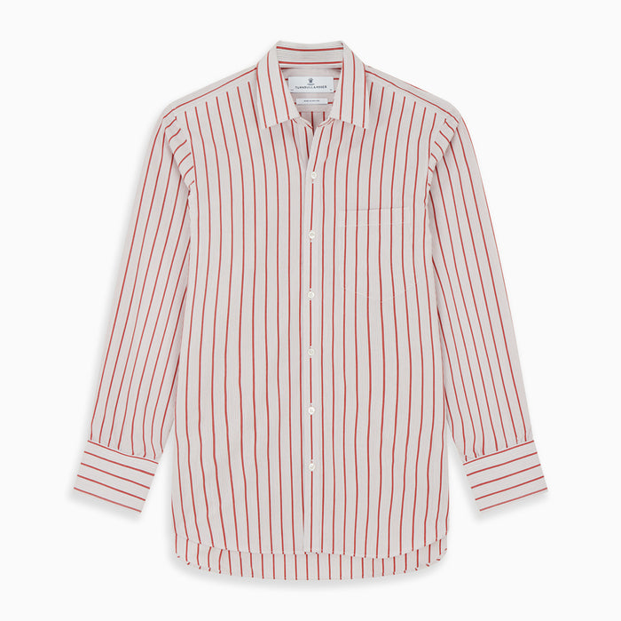 Red Multi Track Stripe Chelsea Shirt Image 6
