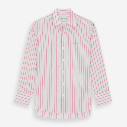 Pink Multi Track Stripe Chelsea Shirt