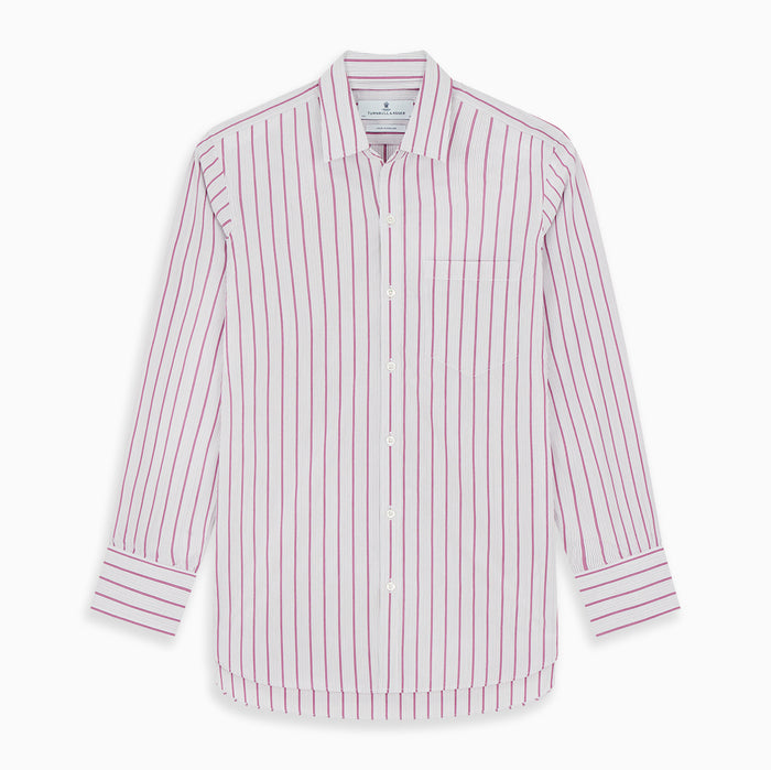 Purple Multi Track Stripe Chelsea Shirt Image 6