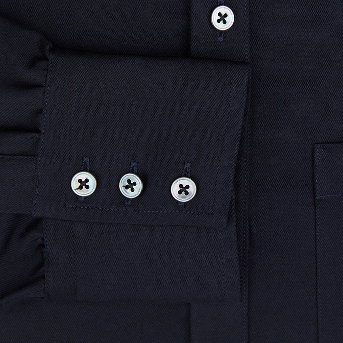 Navy Twill Chelsea Shirt Image 3