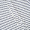 View 7 of product Laid flat on a white background, the Turnbull & Asser UK Westminster White Regular Fit Shirt in Cotton features vertical black and white stripes, a classic collar, buttoned cuffs, and a button-up front—an elegant wardrobe essential that offers timeless style for everyday wear.