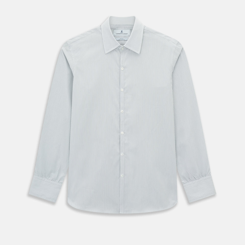 Grey Ripple Double Pinstripe Westminster Shirt 15