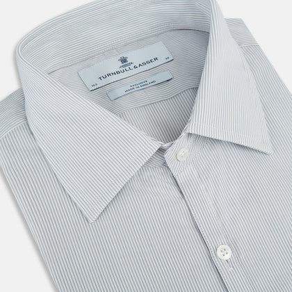 SHIRTS RF WESTMINSTER CLSD CLR 3BC WH W/ GREY STR Image 1