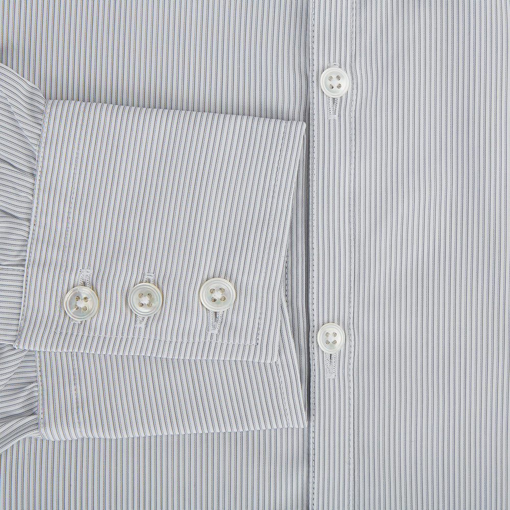 Grey Ripple Double Pinstripe Westminster Shirt 15