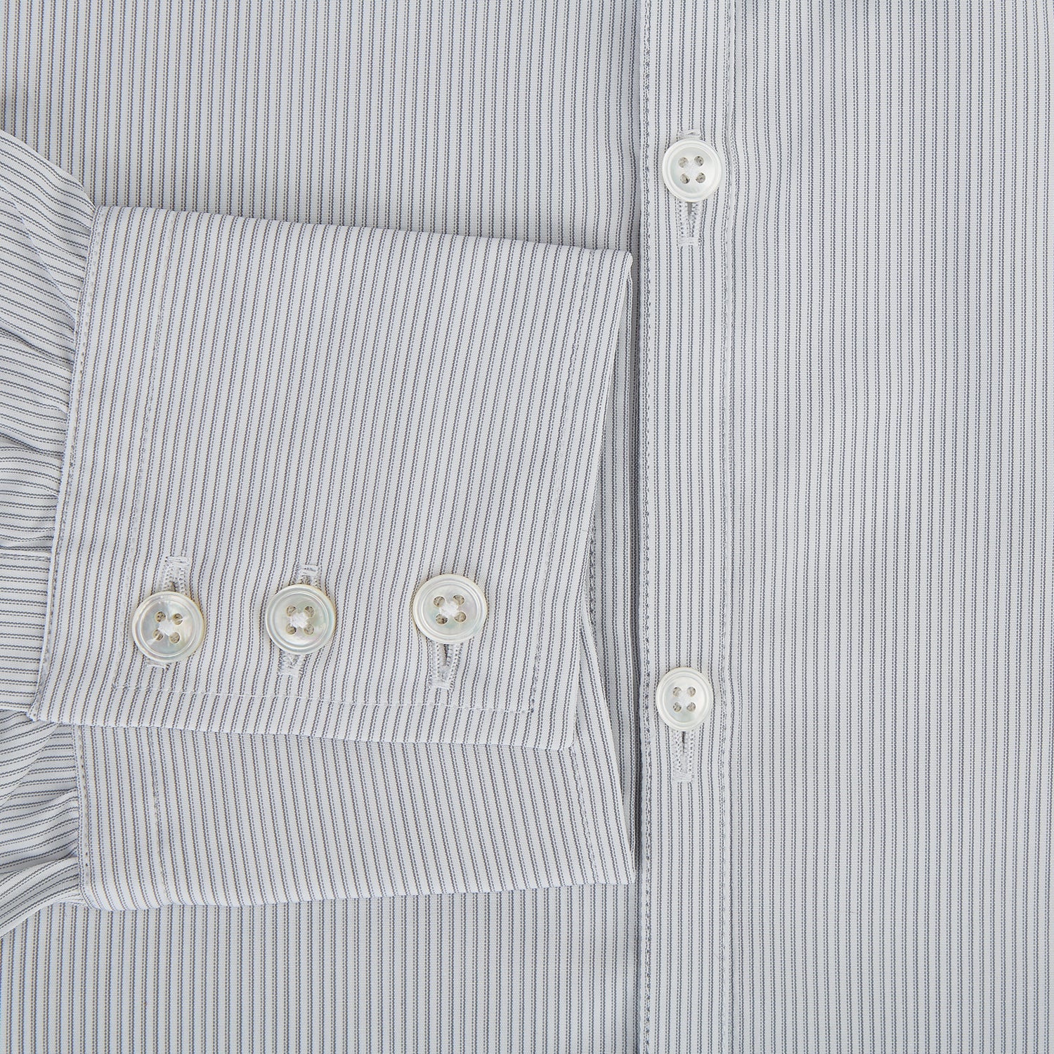 View 4 of product Grey Ripple Double Pinstripe Westminster Shirt 15