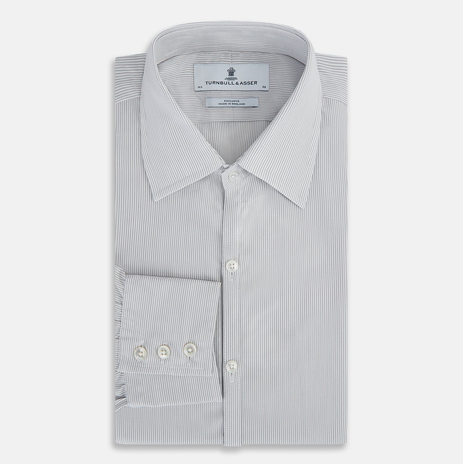 View 5 of product Grey Ripple Double Pinstripe Westminster Shirt 15