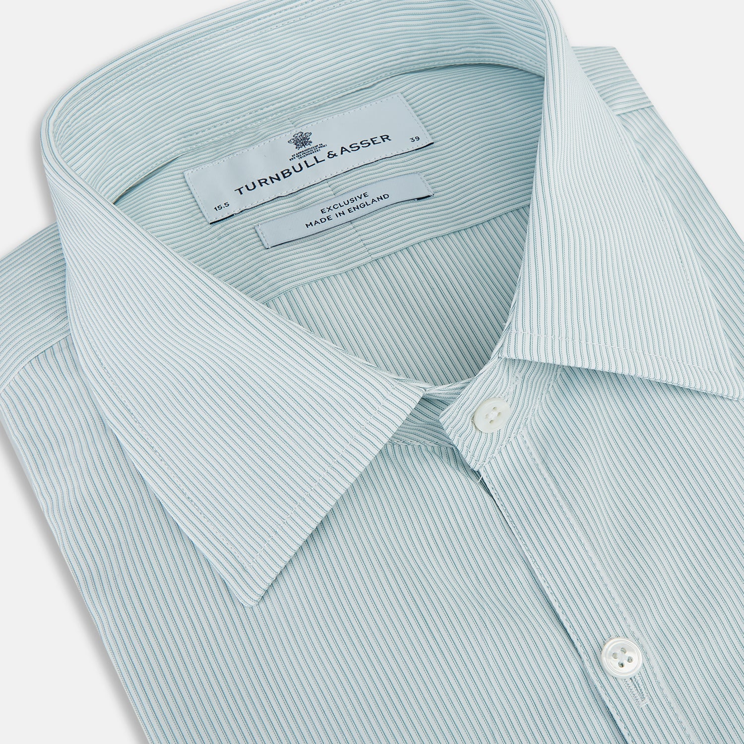 View 2 of product Sage Ripple Double Pinstripe Westminster Shirt 14.5