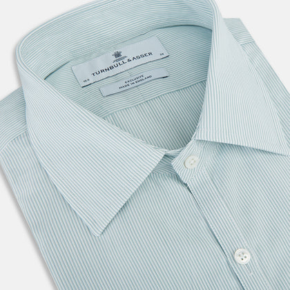 SHIRTS RF WESTMINSTER CLSD CLR 3BC WH W/ SAGE STR Image 1