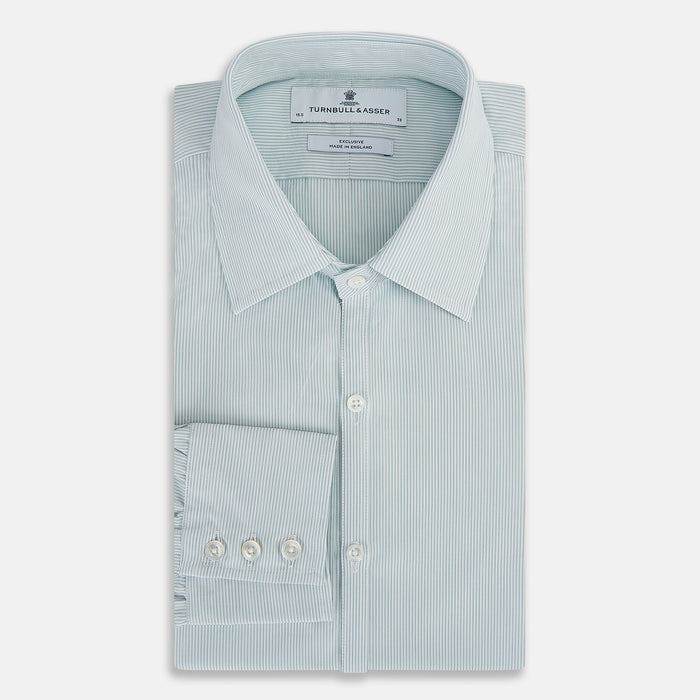 Sage Ripple Double Pinstripe Westminster Shirt Image 4