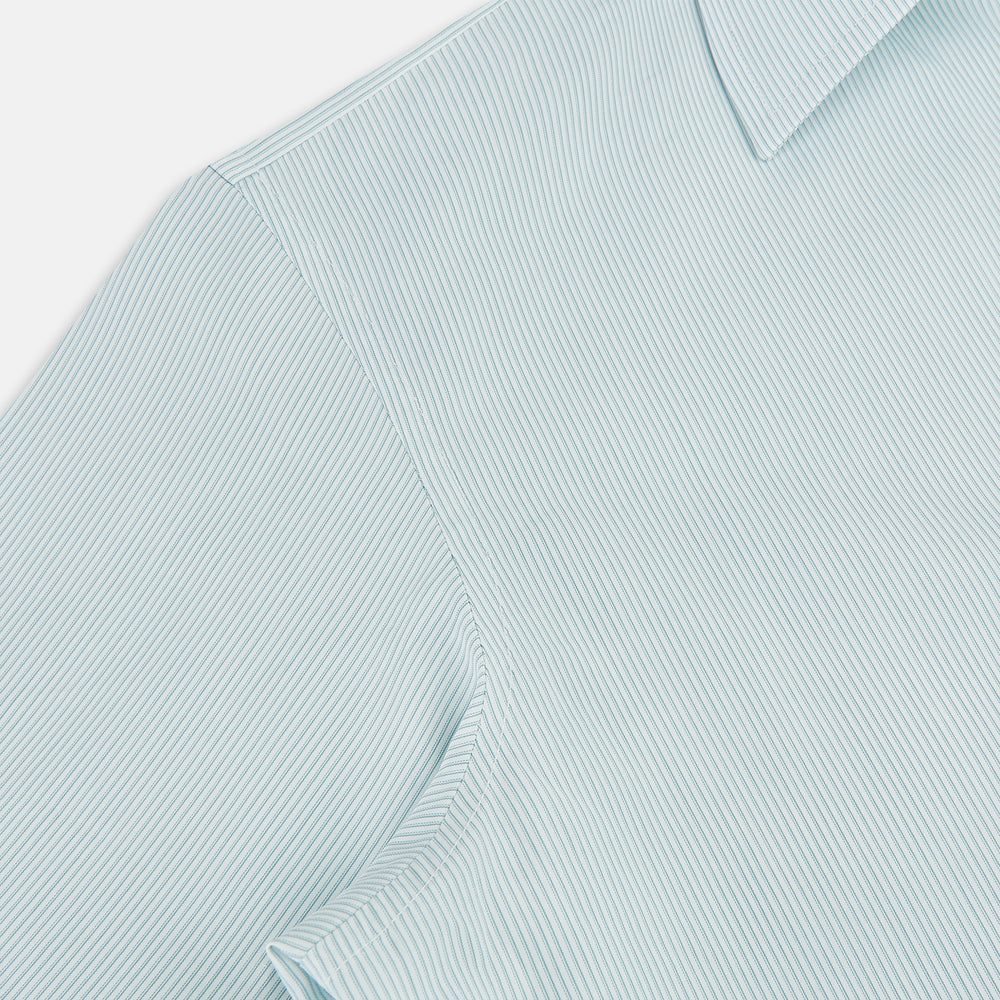 Sage Ripple Double Pinstripe Westminster Shirt 14.5