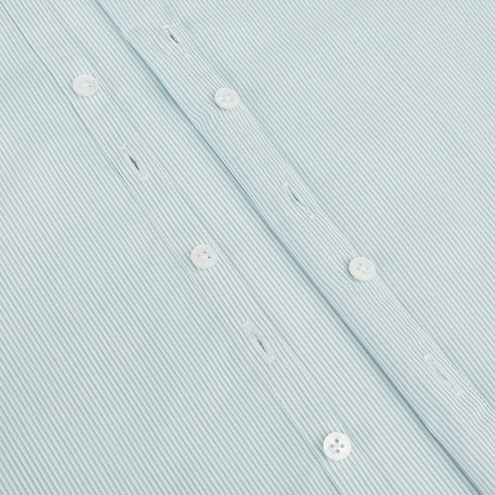 Sage Ripple Double Pinstripe Westminster Shirt 14.5
