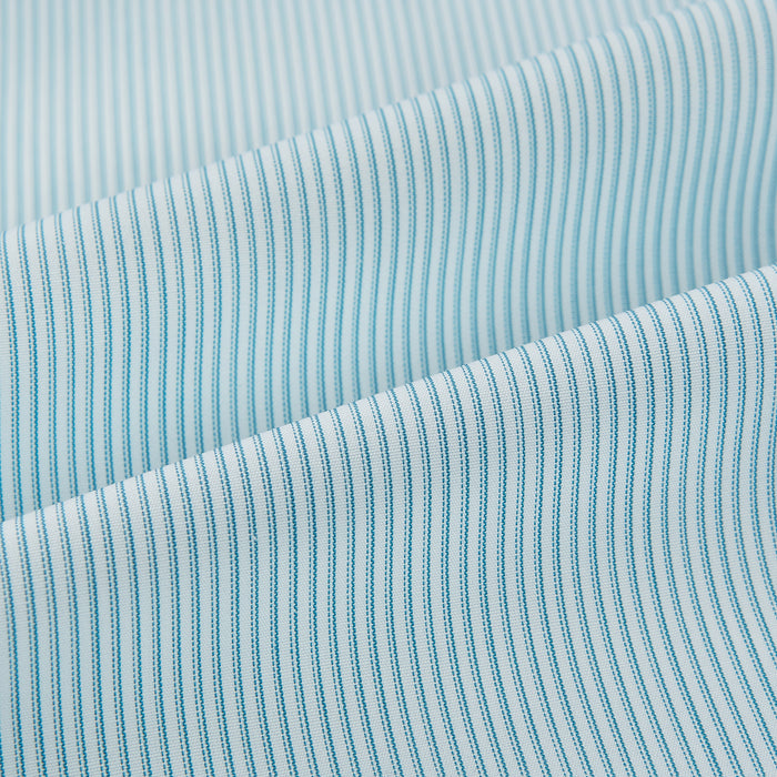 Turquoise Ripple Double Pinstripe Westminster Shirt Image 7