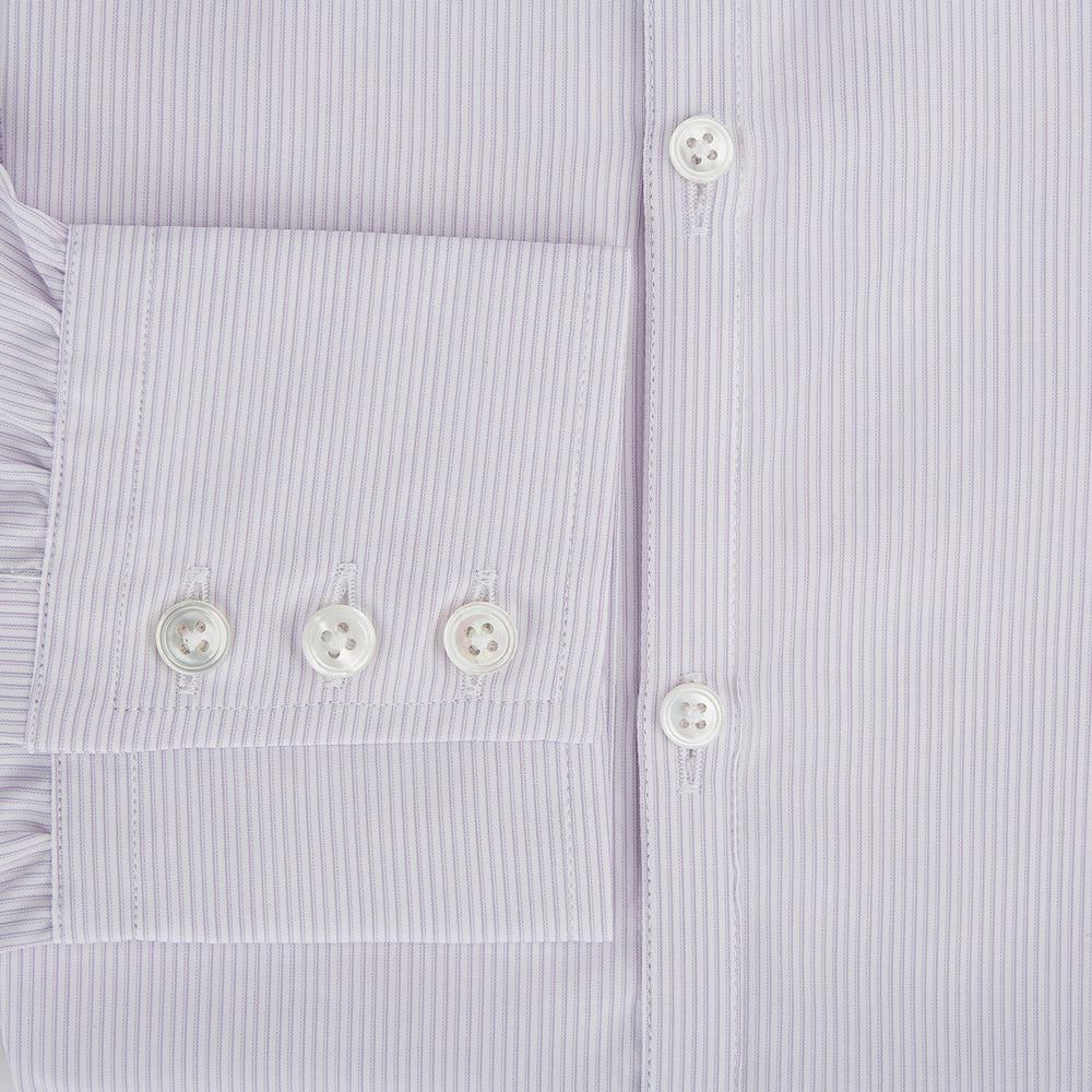 Pale Pink Ripple Double Pinstripe Westminster Shirt 15