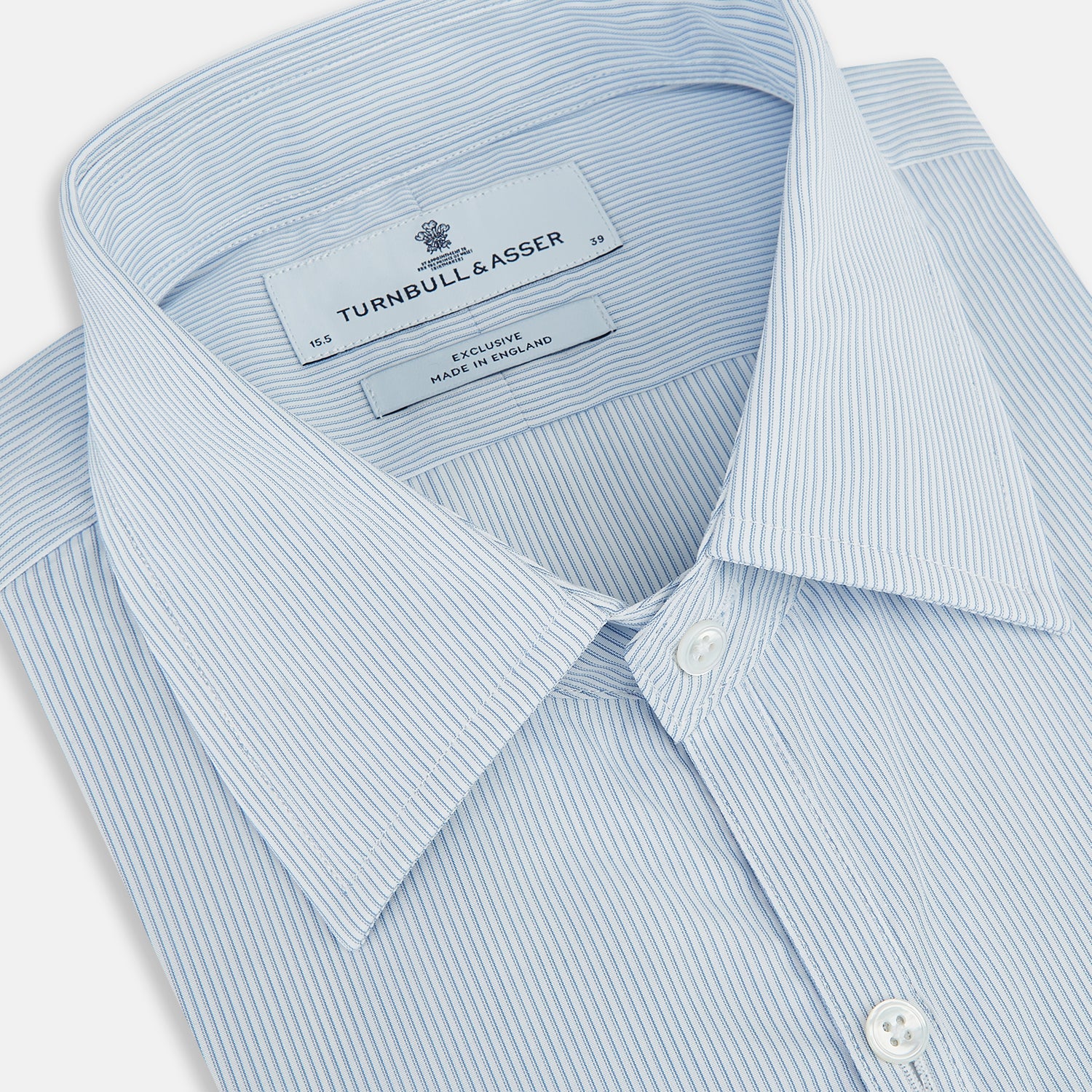 View 2 of product Colony Blue Ripple Double Pinstripe Westminster Shirt 15