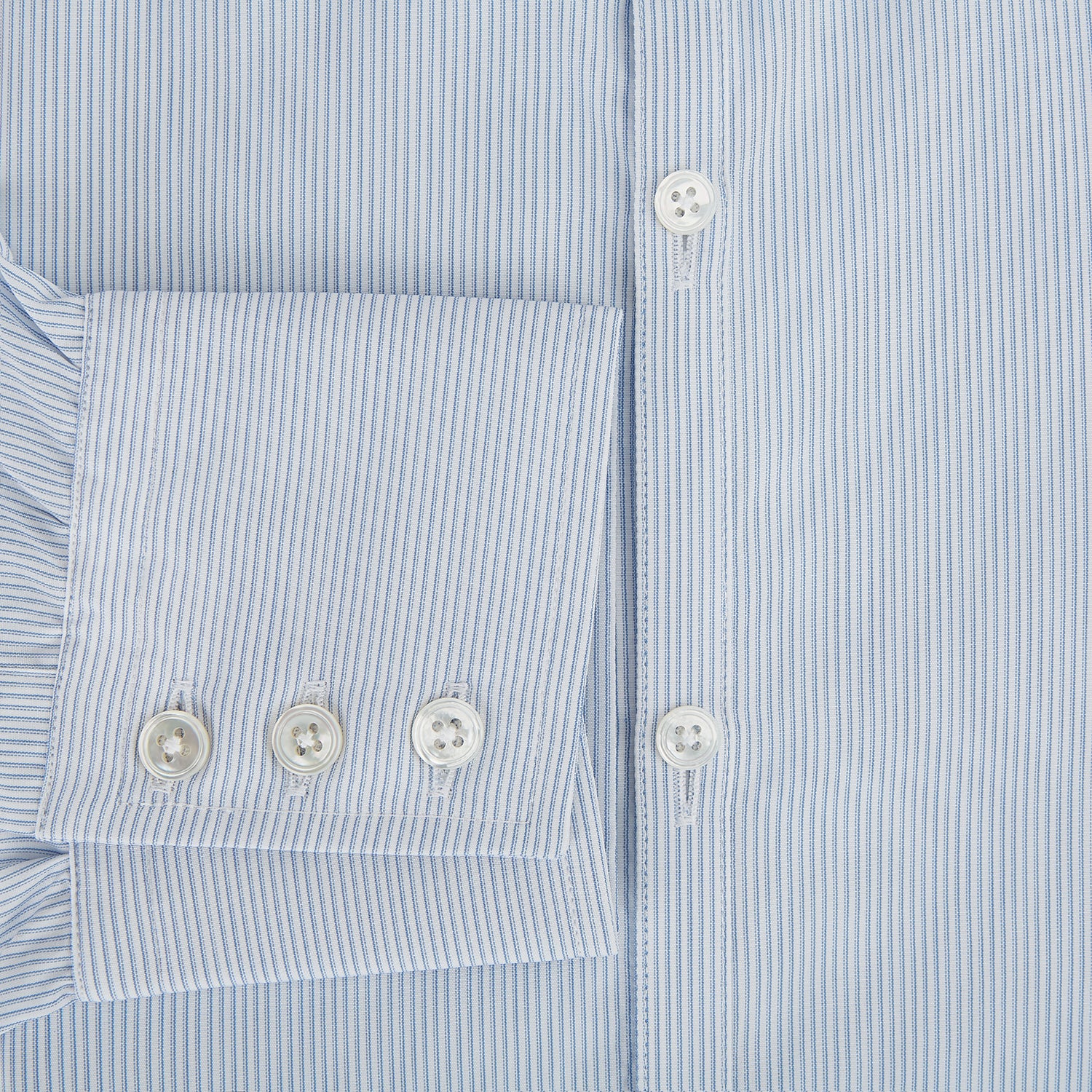 View 4 of product Colony Blue Ripple Double Pinstripe Westminster Shirt 15