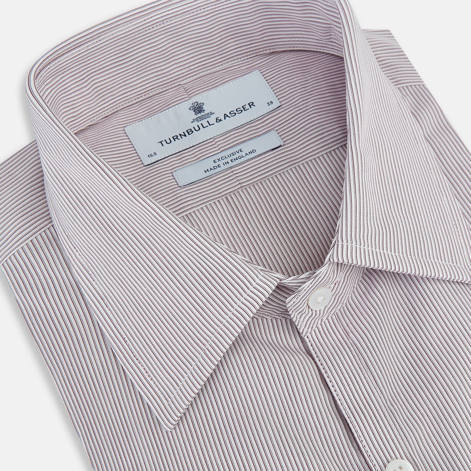 View 2 of product Burgundy Ripple Double Pinstripe Westminster Shirt 17