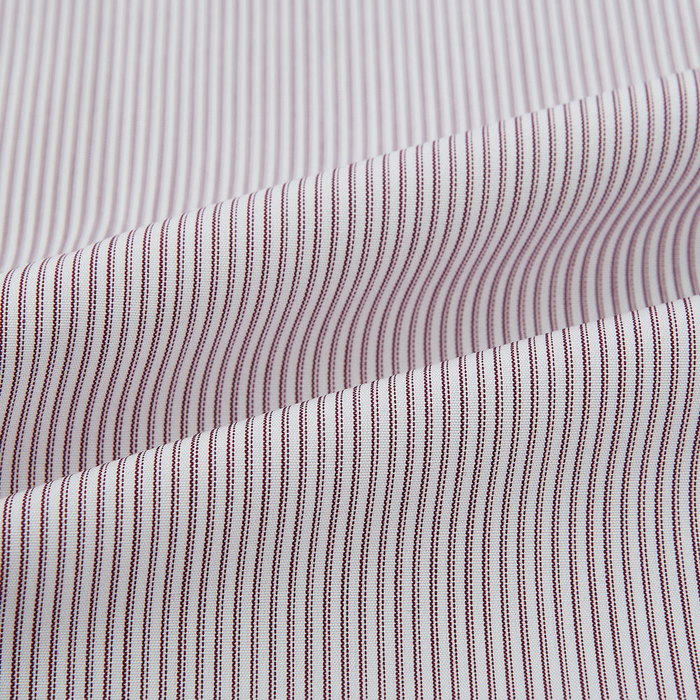 Burgundy Ripple Double Pinstripe Westminster Shirt 17