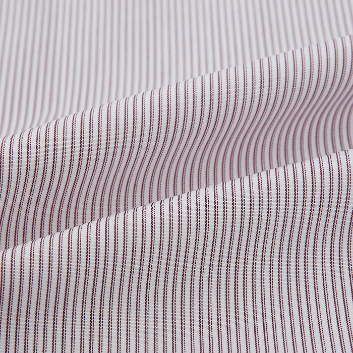 Burgundy Ripple Double Pinstripe Westminster Shirt Image 7