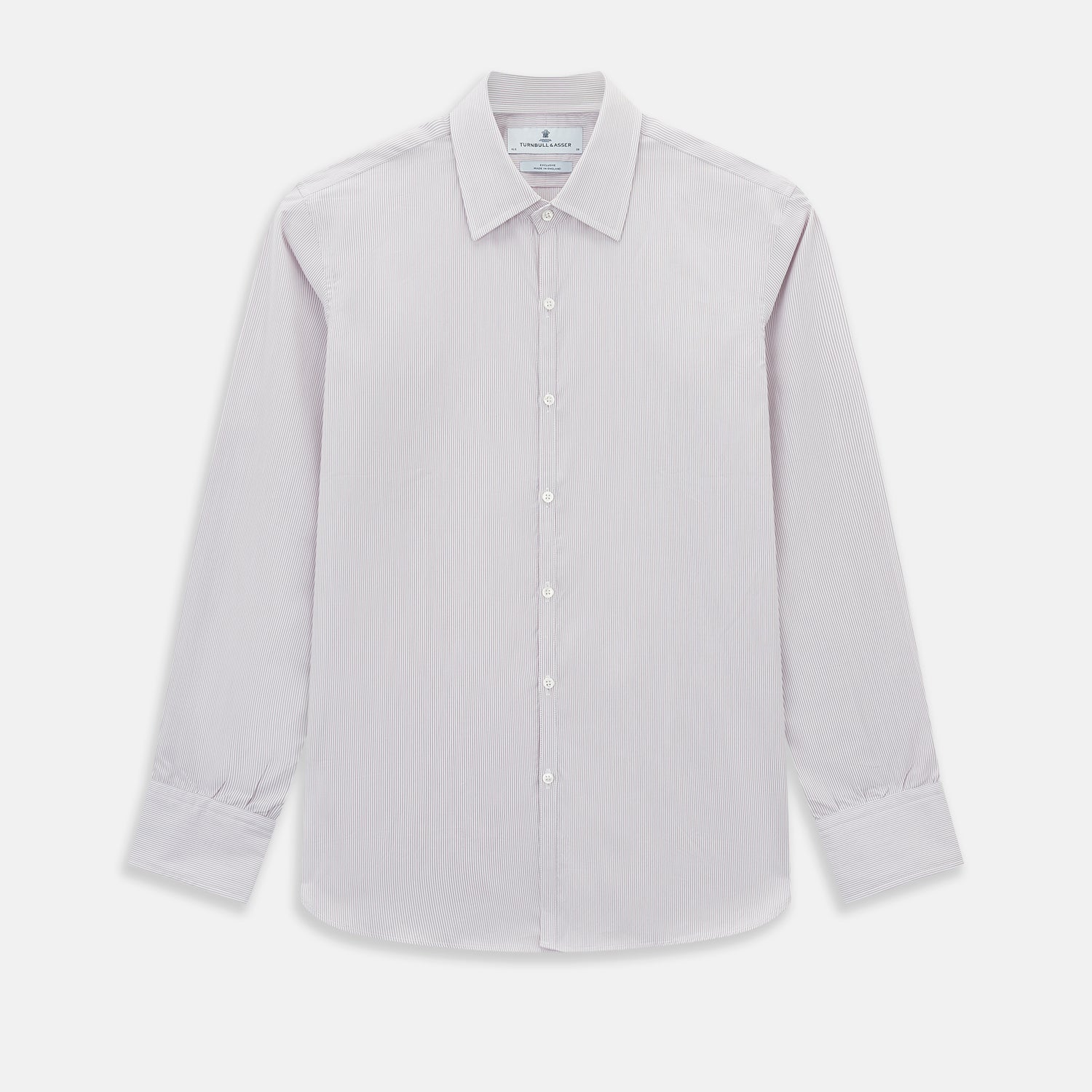 View 1 of product Lilac Ripple Double Pinstripe Westminster Shirt 18.5