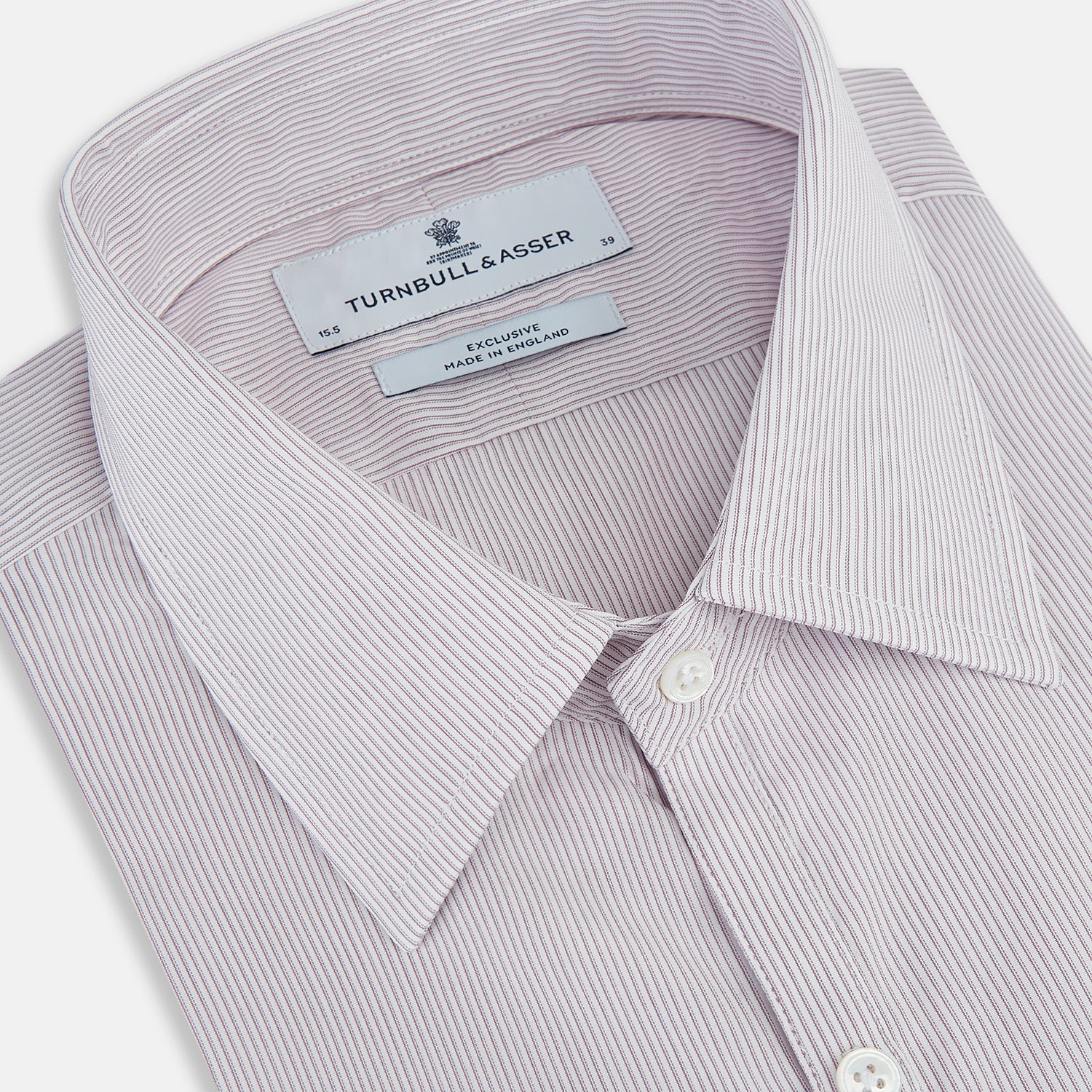 View 2 of product Lilac Ripple Double Pinstripe Westminster Shirt 18.5