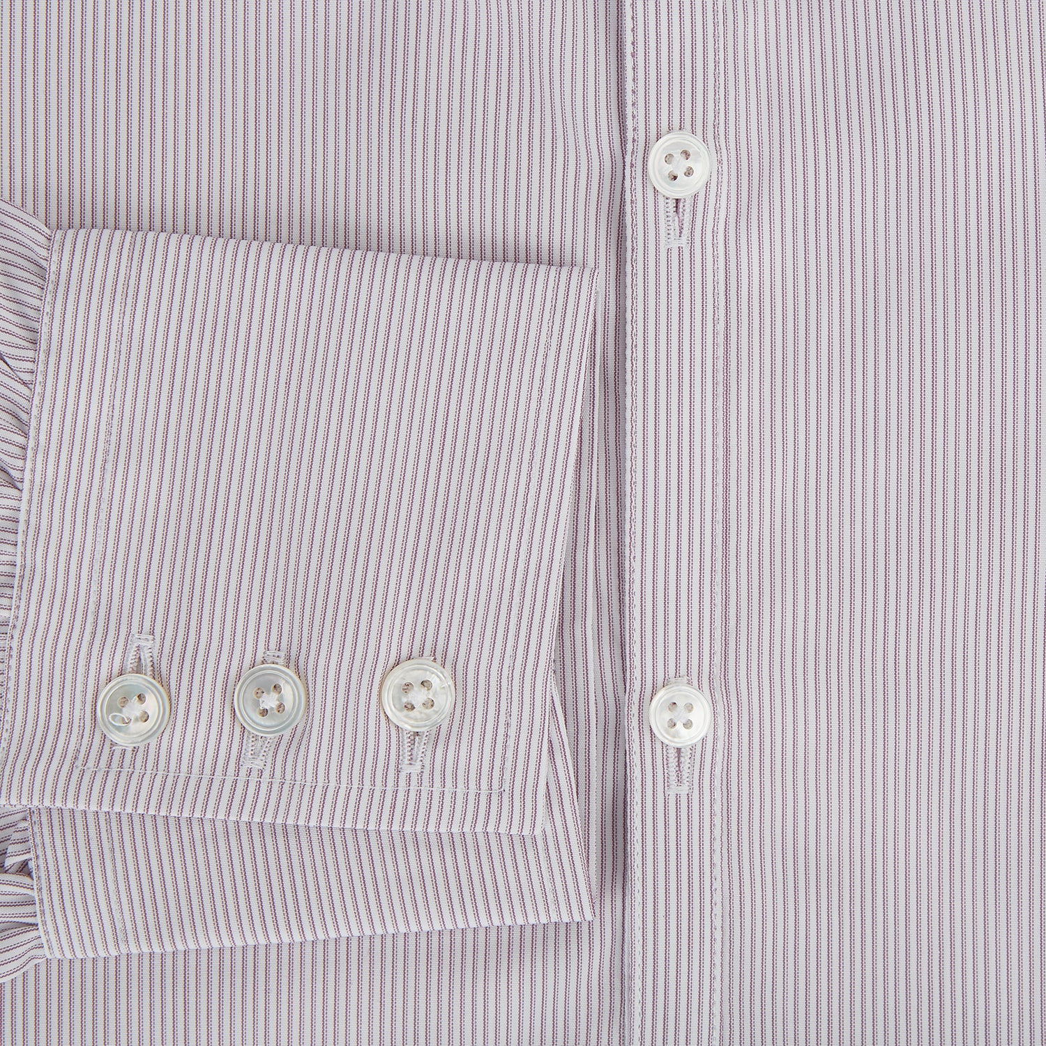 View 4 of product Lilac Ripple Double Pinstripe Westminster Shirt 18.5