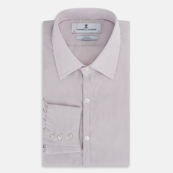 Lilac Ripple Double Pinstripe Westminster Shirt Image 4