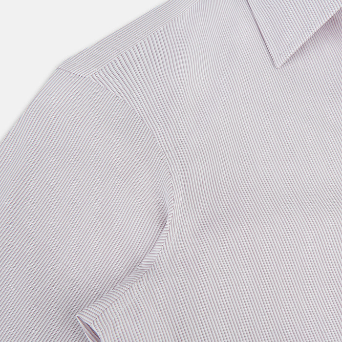 Lilac Ripple Double Pinstripe Westminster Shirt Image 5