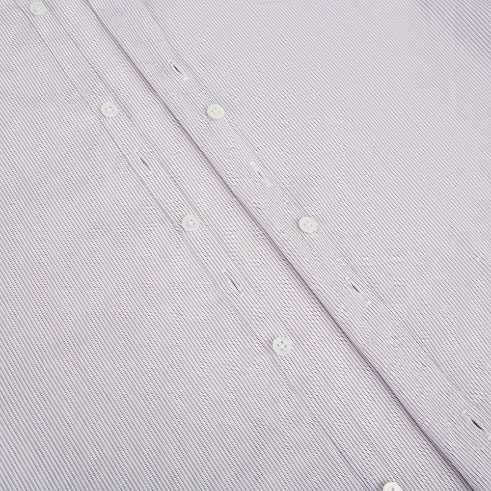 Lilac Ripple Double Pinstripe Westminster Shirt 18.5