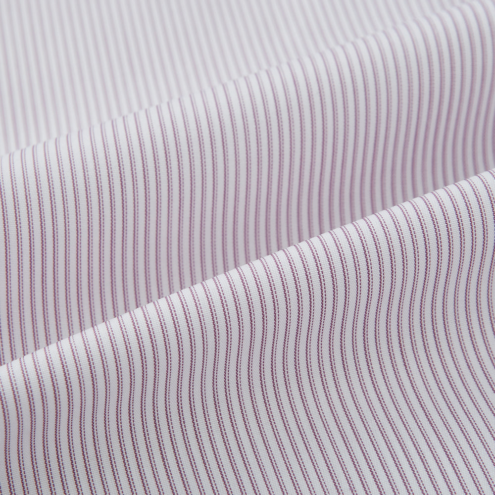 Lilac Ripple Double Pinstripe Westminster Shirt 18.5
