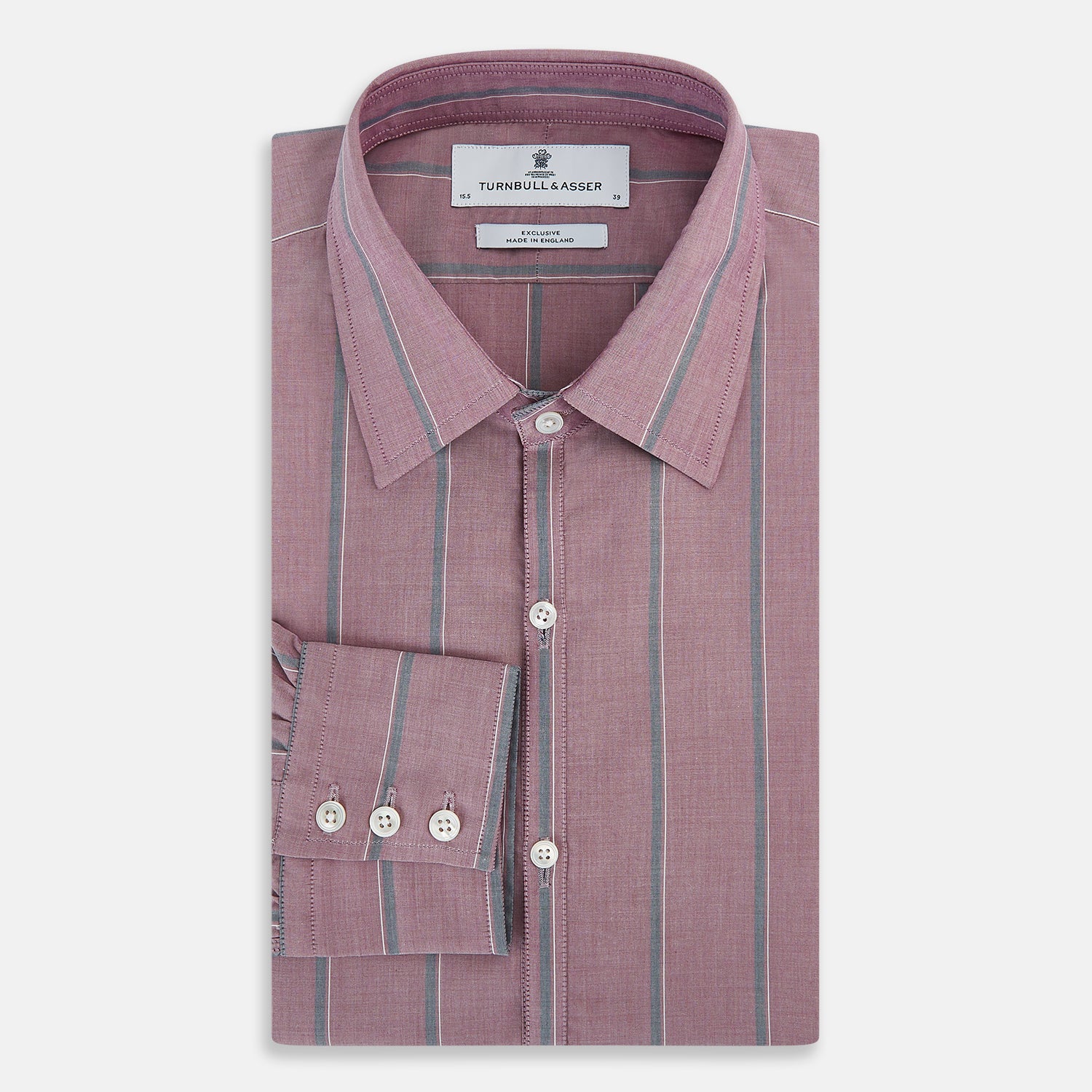 View 5 of product Cerise Red Track Stripe Westminster Shirt 19