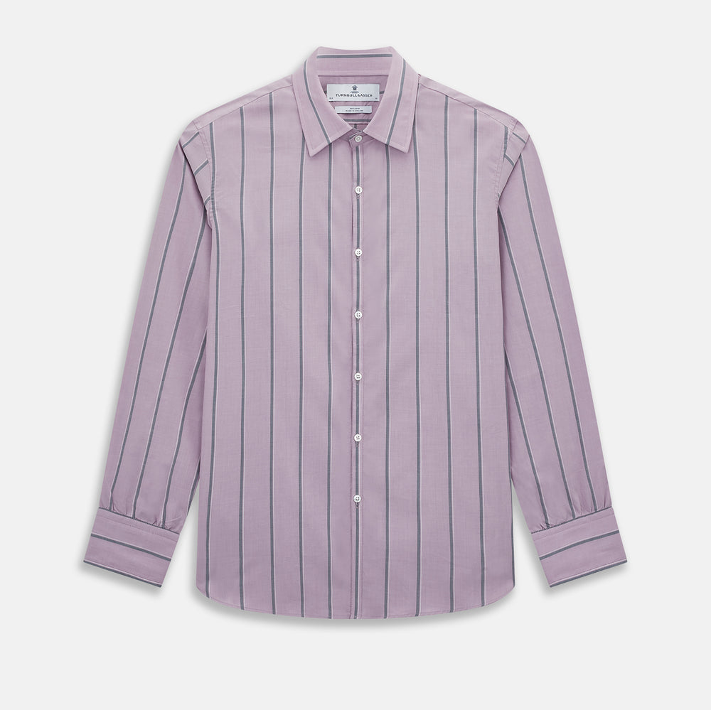 Lilac Track Stripe Westminster Shirt 19