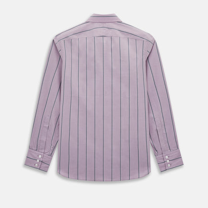 Lilac Track Stripe Westminster Shirt Image 3