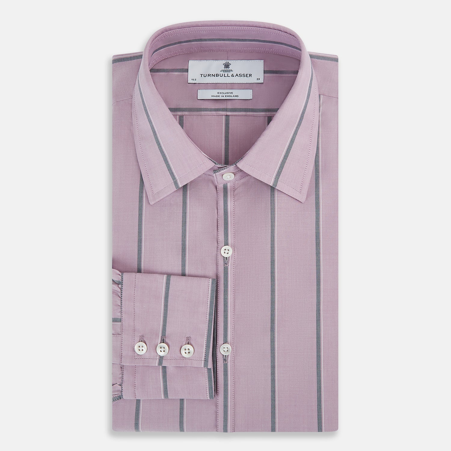 View 6 of product Lilac Track Stripe Westminster Shirt 19