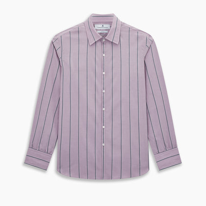 Lilac Track Stripe Westminster Shirt Image 9